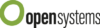 Logo der Open Systems Germany GmbH mit einem grünen runden „o“ auf der linken Seite, gefolgt vom Wort „open“ in fetter schwarzer Schrift und „systems“ in heller schwarzer Schrift.
