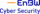 Das Logo der EnBW Cyber Security GmbH zeigt den stilisierten blauen Text „EnBW“ neben einer orangefarbenen horizontalen Linie und darunter in Blau „Cyber Security“.