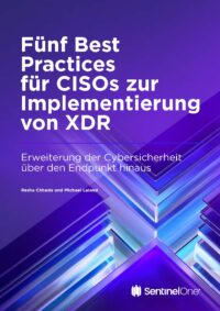 Cover E-Book Fünf Best Practices für CISOs zur Implementierung von XDR