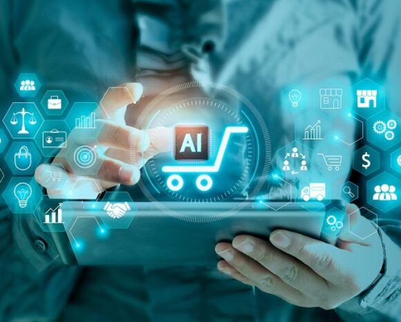 Marketing-Konzept mit AI