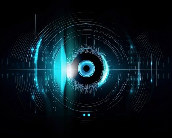 Digitales Auge im Fokus