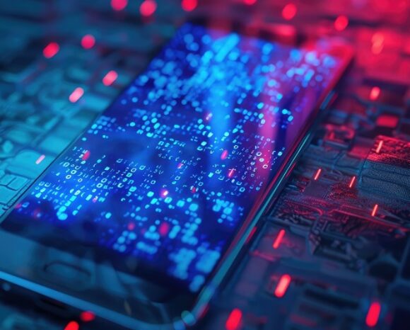 Gehacktes Smartphone