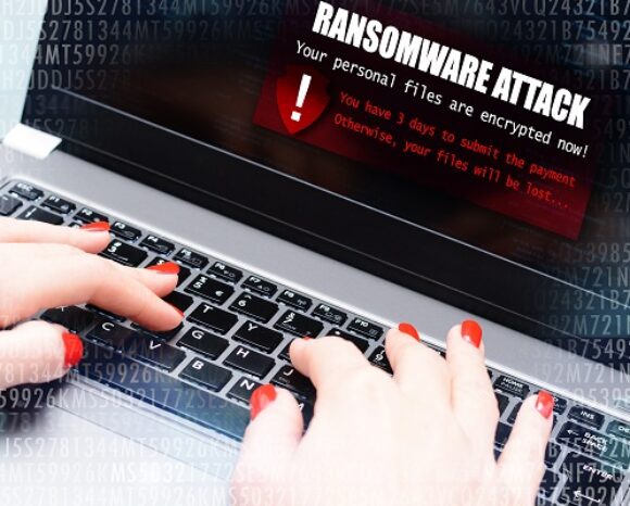 Ransomware-Attacke am Laptop