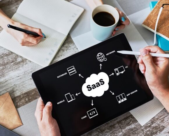 SaaS auf Tablet
