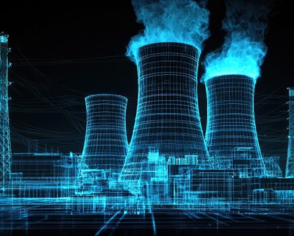 Nuklear-Unternehmen - digital dargestellt