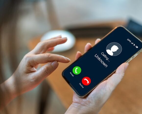 Unbekannter Anruf auf Smartphone