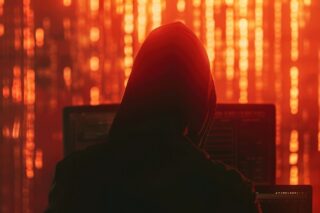Silhouette eines Hackers