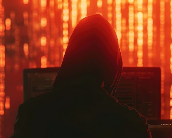 Silhouette eines Hackers