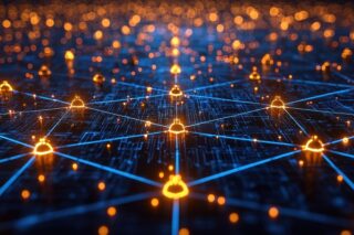 Visuelle Darstellung von einem massiven IoT-Botnet-Angriff