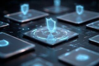 Cybersecurity-Symbole