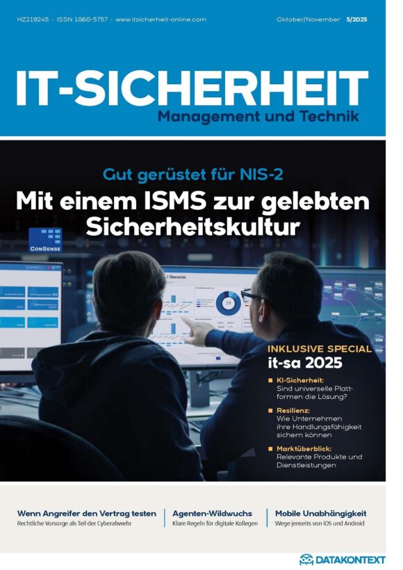 Cover IT-SICHERHEIT 5/2025 - Schwerpunkt it-sa 2025