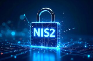 Schloss mit NIS2-Aufschrift