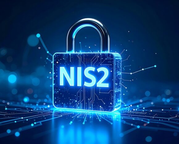 Schloss mit NIS2-Aufschrift