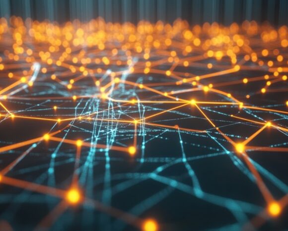 Leuchtende Netzwerkinfrastruktur