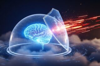 Digitales Gehirn wird durch Cyberabwehr geschützt