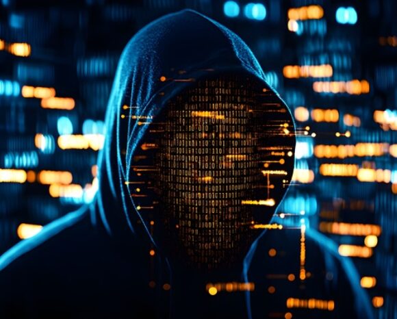 Anonymer Hacker mit Hoodie