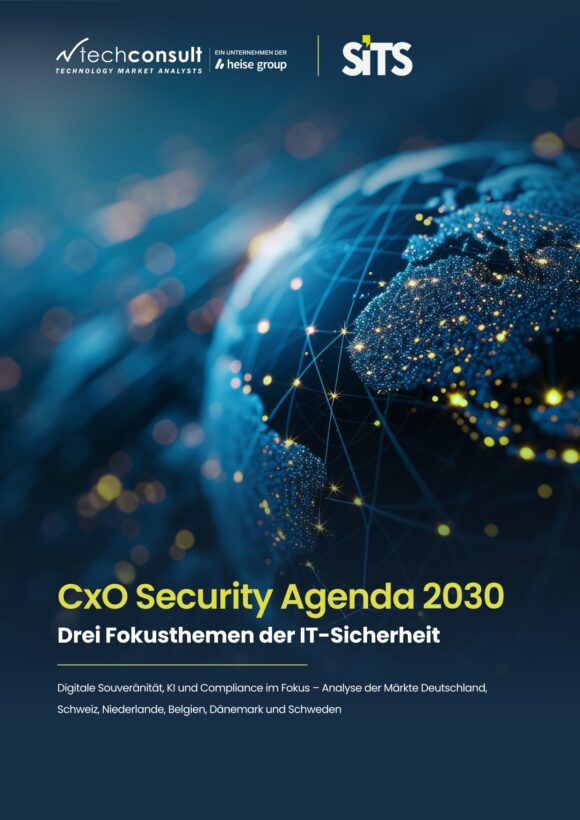 Cover SITS Studie: CxO Security Agenda 2030: Wie Regulierung, Souveränität und KI die IT-Sicherheit neu ordnen