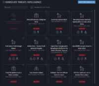 Abbildung 2: Die Threat-Intelligence-Übersicht präsentiert 840 aktuelle Bedrohungen aus verschiedenen Kategorien.