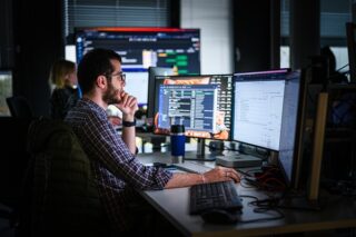 Sicherheitsteam bei der Arbeit